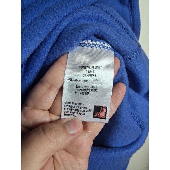 Woolrich Winter Vest Full Zip Outdoors Camping Hiking Casual Blue Sz Medium AK12 - Picture 5 of 5